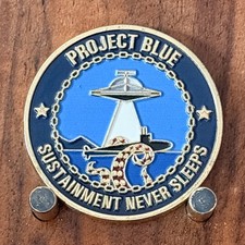 Project Blue PMS 397 Columbia Class Submarine Challenge Coin  M#32 picture