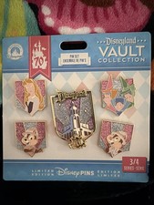 Disney Disneyland 70th Anniversary Limited Edition Glitter Pin Set Aurora picture