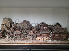 Calico Ghost Town Handmade Wooden  diaroma Western Set of 3 picture