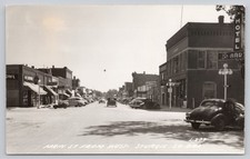 Sturgis South Dakota Main Street RPPC Vintage Cars L. L. Cook Co. Postcard picture