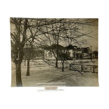 Winter Scene Early 1900s Chicago Beverly Neighborhood Homes South Wood Street ? picture