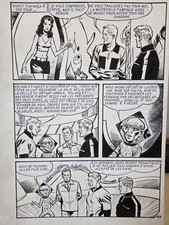 Original Comic Art Published 1970 🔥🔥🔥 Sci-fi, Aliens, Cosmos, French, Monster picture