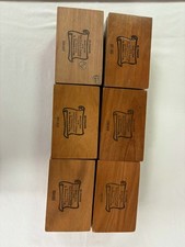 6 Vintage Wood Cigar Box Arturo Fuente Flor Fina 8-5-8 Maduro picture
