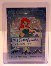 2026 UD Batman Animated Series Cold Snap 17/99 Diane Pershing as Poison Ivy Auto picture