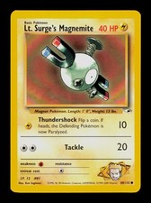 Lt. Surge's Magnemite 80/132 Pokemon Gym Heroes Trading Card TCG picture