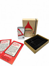 Vintage 1969 Zippo Slim High Polish Chrome Lighter Box Papers Price Sticker picture