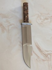 RARE SPECTACULAR VINTAGE CUSTOM 1/1 TAD TODD A. DAVISON HUGE COFFIN BOWIE KNIFE picture
