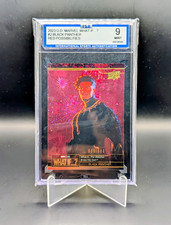 Upper Deck 2023 Marvel What If...? #2 Black Panther Red /888 ISA 9 picture