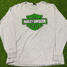 Vintage St Patrick’s  Harley-Davidson McMahon’s Beaver Falls PA Long Sleeve XL picture
