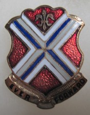 Army DI dui PB ww2 116th INFANTRY REGIMENT Snowflake AMCRAFT rare Maker D-DAY picture