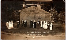 Vintage Postcard 1940s? Puritan Church Scene Bridge of the Gods RPPC picture