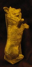 PEMBROKE WELSH CORGI Solo Door Knocker in Bronze picture