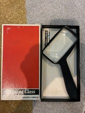 Vintage Bausch & Lomb Rectangular Reader Magnifying Reading Glass 2 X 3 7/8” Box picture