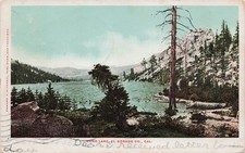 Echo Lake El Dorado California Placerville Tahoe c1905 Vtg Postcard I66 picture