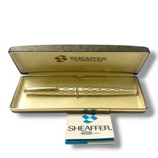 Vintage 1970s Sheaffer USA 14K Gold Nib Fountain Pen w/ Box & Paperwork picture