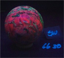 Fluorescent Willemite Calcite Aragonite Fluorite 76mm Large AZ UV Sphere 6630 picture