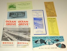 Ocean Grove New Jersey Seaside Resort Ephemera, circa 1968 picture