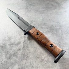 Smooth walnut handles scales for Ka-Bar Slabby picture
