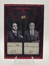 Al Capone/J .Edgar Hoover Relic  2025 Pieces Of The Past Roaring 20s  /25 picture