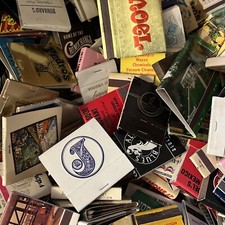 Matchbook Collection Lot Of 60 Used Vintage With No Duplicates Unsearched Look picture