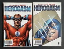 HEROGASM #1 & 2 THE BOYS 1st App SOLDIER BOY KEY 1st PRINT DYNAMITE COMICS 2009 picture
