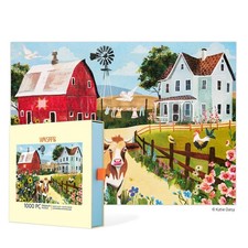 WerkShoppe Wildflower Farm 1000 Piece Adult Puzzle picture