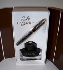 Pelikan M200 Smoky Quartz Fountain Pen + Edelstein Ink 2017 Gift Set NOS picture