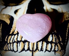 214g Rose Quartz Crystal Heart – Natural Pink Healing Stone Polished Love Gift picture