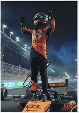 Oscar Piastri Hand Signed Photo A4 12x8 Inch Autograph Includes COA Formula One picture