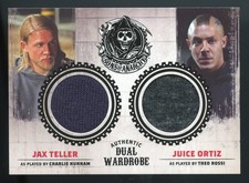 2014 Sons of Anarchy Seasons 1-3 Cryptozoic Dual Wardrobe Jax Teller Juice Ortiz picture