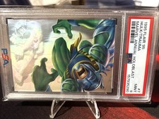 1995 Flair Marvel Annual Holoblast Hulk  / Trauma # 7 PSA  9 picture