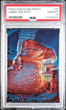 1996 Star Wars Finest Jabba The Hutt #73 PSA 10 GEM MINT (RARE: Population 11) picture