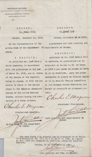 1906 PROVISIONAL GOVERNOR CHARLES E MAGOON HISTORICAL DOCUMENT SIGNED AUTOGRAPH picture