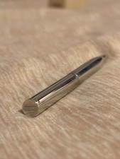 Vintage 2000s Coach small silver ballpoint wallet pen picture