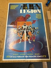 ALIEN LEGION PROMO POSTER (1983) Marvel/Epic; Frank Cirocco Art; 22β X 34β picture