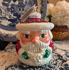 Vintage 2001 Large Christopher Radko Nutcracker Crunch Santa Ornament picture