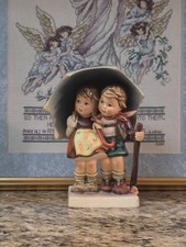 Vintage #63/71  Goebel Hummel Porcelain Figurine 71 Stormy Weather 6 Inch signed picture