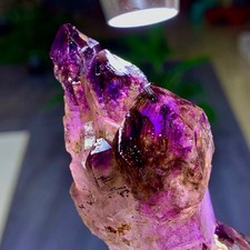 154G Natural Zimbabwe super 7 Amethyst Crystal Mineral Specimen picture