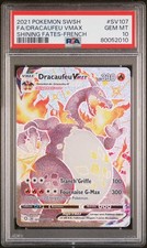 Pokemon Card Dragonfly Vmax Shiny sv107/sv122 Radiant Destinies - PSA 10 FR picture