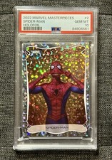 Psa 10 2022 Marvel Masterpieces Spider-man Holofoil POP 2 ULTRA RARE picture