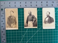 CDVs - Italian Historic Figures Garibaldi, Francis II, King Victor Emmanuel II picture