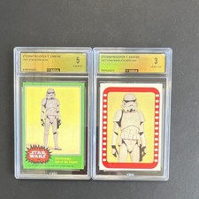 1977 Topps Star Wars Non-Sport Trading Card Lot of 2 Stormtrooper #246 #43 picture