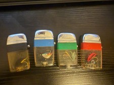 Vintage VU Scripto Lighters. Lot of 4 picture