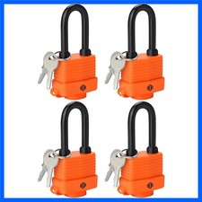 4-Pack Durable Weatherproof Padlocks with 2-Inch Shackle for Ultimate Security picture