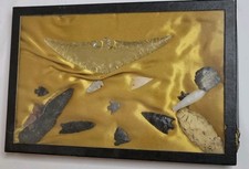 Vintage Riker Mount Arizona Stone Projectile Points Artifacts Upper Salt River picture