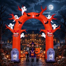 10FT Halloween Inflatable Archway Outdoor Decorations, Giant Blow Ups Arch picture