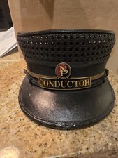Vintage Northern Pacific Railway NP Conductor Hat Nudelman Bros Portland Oregon picture