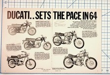 1964 Ducati Motorcycles Ad Berliner Motor Corp Magazine Print Ephemera picture