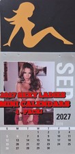 2027 LOVELY LADIES mini CALENDAR GIRLS FIVE  PACK 13 MONTH  GREAT FOR TRUCKERS picture