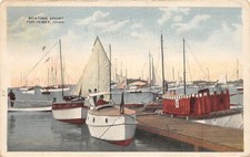 J70/ Put-In-Bay South Bass Island Ohio Postcard c1910 Boating Sport Sail 213 picture